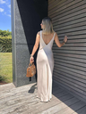 Robe Safya beige 
