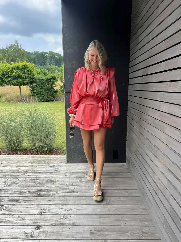 Robe Mia framboise 