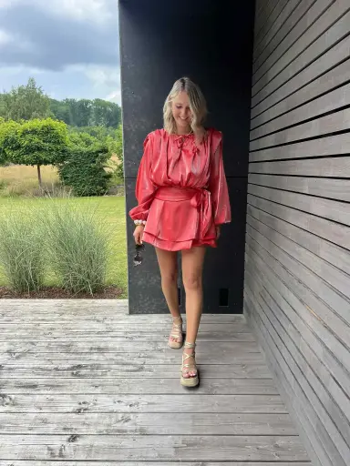Robe Mia framboise 