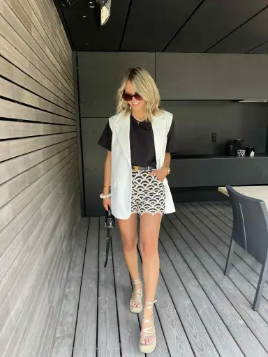 Blazer Zelie Blanc 