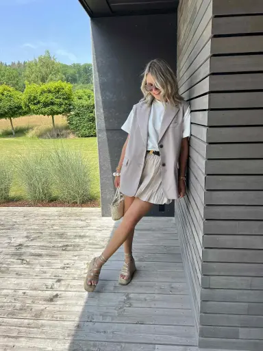 Blazer Zelie taupe